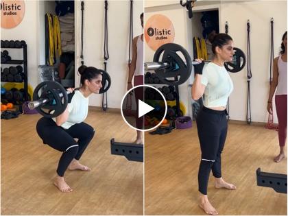 Priya Bapat shares a new workout video | जस्ट लुकिंग लाईक अ Wow! प्रिया बापटचं जबरदस्त वर्कआऊट