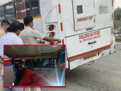 Passengers sleeping in the dikki of the travel bus; Early morning action by the RTO team | अबब! ट्रॅव्हल्सच्या डिक्कीतही झोपविले प्रवाशांना; आरटीओच्या पथकाची भल्या पहाटे कारवाई