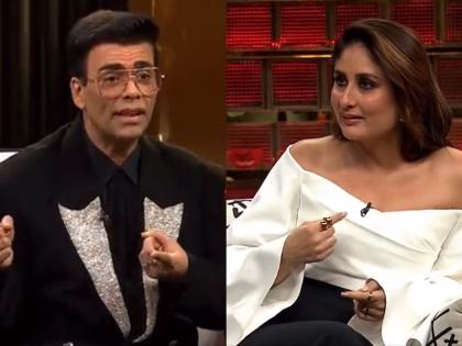 koffee with karan 8 new promo karan johar grills kareena kapoor over ameesha patel | अमिषा पटेलबरोबरच्या वादावर पहिल्यांदाच बोलली करीना कपूर, आलिया भटसोबत Koffee With Karan मध्ये लावली हजेरी