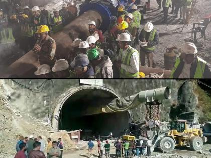 pain of families of laborers trapped in uttarkashi tunnel was expressed they said did not burn it on diwali | "दिवाळी साजरी झाली नाही, घरी कोणी जेवत नाही"; बोगद्यात अडकलेल्या मजुराच्या आईचं दु:ख