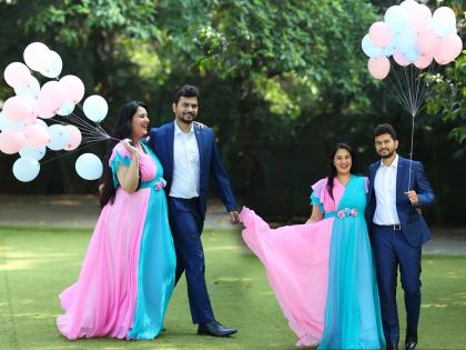 bigg-boss-marathi-fame-actress-sai-lokur-maternity-photoshoot-on her wedding anniversary day | लग्नाच्या वाढदिवशी सईचं स्पेशल मॅटर्निटी फोटोशूट; चेहऱ्यावर दिसतोय प्रेग्नंसी ग्लो