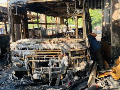 Agar bus fire case, inquiry into the incident will be conducted by an independent officer | आगार बस आग प्रकरण, स्वतंत्र अधिकाऱ्यामार्फत होणार घटनेची चौकशी