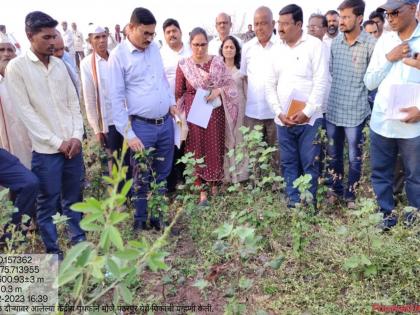 'Give help before the coming kharif season', demand of drought affected farmers to the central team | 'येणाऱ्या खरीप हंगामापूर्वी मदत द्या', दुष्काळग्रस्त शेतकऱ्यांची केंद्रीय पथकाकडे मागणी 