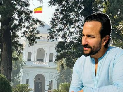 Netizens curious about Pataudi Princely State flag hoisted on tomb of Saif Ali Khans Pataudi Palace details inside | सैफ अली खानच्या पतौडी पॅलेसवर फडकणारा हा झेंडा कोणता? नेटकऱ्यांचा प्रश्न एकदाचा सुटला