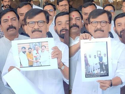 A party with Salim Kutta, organized by a BJP functionary himself; Sanjay Raut showed the photos | सलीम कुत्ता सोबतची पार्टी, भाजप पदाधिकाऱ्यानेच आयोजित केली; संजय राऊतांनी फोटोच दाखवले