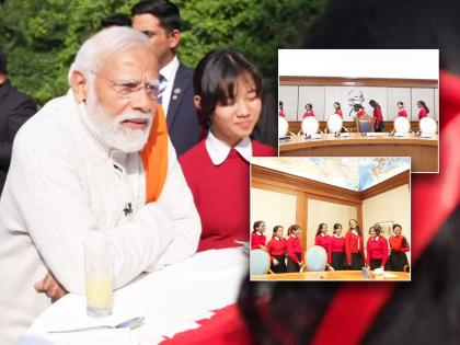 seems my office passed ultimate test they gave it thumbs up pm modi shared video of children who came to visit residence | Video - "मलाही पंतप्रधान व्हायचंय..."; शाळेतील मुलांनी दिली मोदींच्या निवासस्थानाला भेट