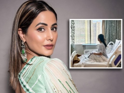 hina khan hospitalised due to high fever shared photos from hospital | Hina Khan : "हे अत्यंत वेदनादायक, आता माझ्यात एनर्जी नाही..."; हिना खान रुग्णालयात दाखल