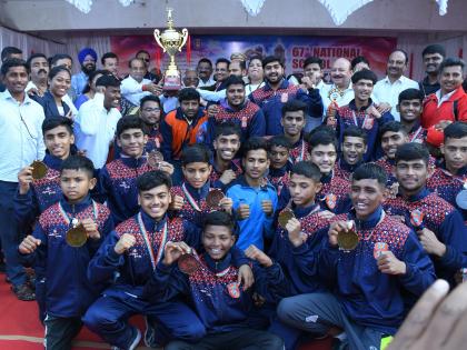 Maharashtra won the National School Sports Boxing Championship | राष्ट्रीय शालेय क्रीडा बॉक्सिंग स्पर्धेत महाराष्ट्राने मारली बाजी