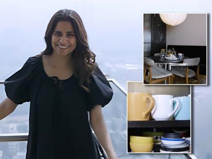 Saie Tamhankar once again showed a glimpse of the house, the video is getting likes | सई ताम्हणकरने पुन्हा एकदा दाखवली घराची झलक, व्हिडीओला मिळतेय पसंती