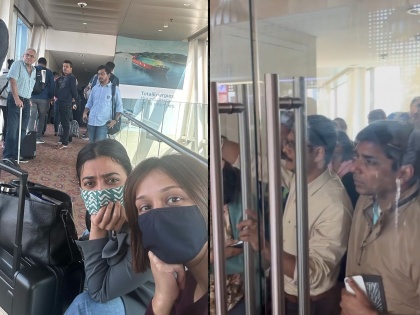 "Passengers including babies, elderly were locked up for hours"; Radhika Apte's anger over the poor management of Mumbai Airport | "लहान बाळं, वृद्धांसह प्रवाशांना तासाभरापासून कोंडून ठेवलंय"; मुंबई एअरपोर्टच्या ढिसाळ कारभारावर राधिकाचा संताप