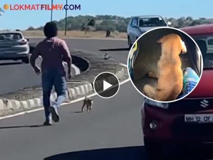 Bigg Boss Marathi 3's Utkarsh Shinde Saves Injured Puppy On Highway Shared Video | मराठी अभिनेत्याचं होतंय कौतुक; महामार्गावर आईच्या शोधात लंगडत धावणाऱ्या पिल्लाला दिलं जीवदान