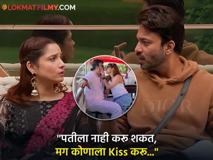 Bigg Boss 17 : As Ankita Lokhande tries to lip-kiss, a furious Vicky Jain scolds his wife, saying - "Being on television..." | अंकिताने लिप KISS करण्याचा प्रयत्न करताच चिडला विकी, पत्नीला झिडकारलं, म्हणतो - "टेलिव्हिजनवर असलं... "