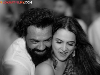 Bobby Deol drops romantic photo with his wife Tania Deol on her birthday, netizens react | बॉबी देओलची पत्नी पाहिलीत का? रोमँटिक फोटो पोस्ट करत म्हणाला…