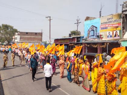 March for reservation in Udgir on behalf of Lingayat Federation | 'वाणी' नावास लागू आरक्षण सरसकट लिंगायत समाजाला लावा; महासंघाची मोर्चातून मागणी