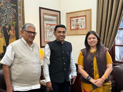 Portuguese Citizenship: Meenakshi Lekhi met Chief Minister and Environment Minister | पोर्तुगीज नागरिकत्व: मिनाक्षी लेखी यांना मुख्यमंत्री व पर्यावरणमंत्री भेटले