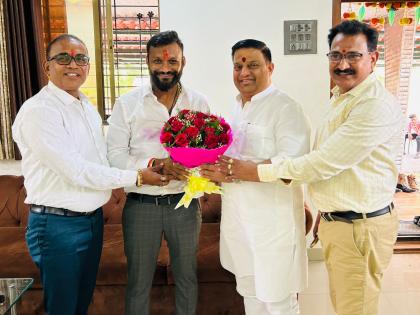 Selection of Vinod Mhatre as Deputy Sarpanch of Kongaon | कोनगावच्या उपसरपंच पदी विनोद म्हात्रे यांची निवड