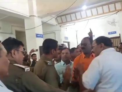 bjp mla had an altercation with trainee dsp police officer transferred in night itself | दादागिरी! भाजपा आमदाराच्या भावाचं ट्रेनी DSP सोबत गैरवर्तन; रात्रीच केली अधिकाऱ्याची बदली