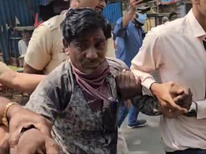 Attempted self-immolation in front of the municipal headquarters to investigate the corruption in drain cleaning work in Bhiwandi | भ्रष्टाचाराच्या चौकशीसाठी पालिका मुख्यालय समोर आत्मदहनाचा प्रयत्न