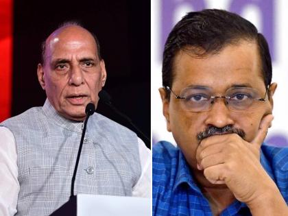 Rajnath Singh on bjp washing machine Arvind Kejriwal arrest sanjay singh delhi liquor policy case | Rajnath Singh : "भाजपा वॉशिंग मशीन आहे का?"; केजरीवालांचा उल्लेख करत राजनाथ सिंह यांनी दिलं प्रत्युत्तर