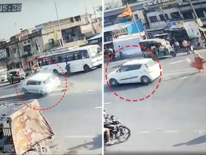 cctv-video-of-pankaj-tripathi-sister-accident-surfaced-car-blown-to-pieces-after-hitting-divider | पंकज त्रिपाठींच्या बहिणीच्या अपघाताचा व्हिडीओ आला समोर; CCTV फुटेज पाहून येईल अंगावर काटा