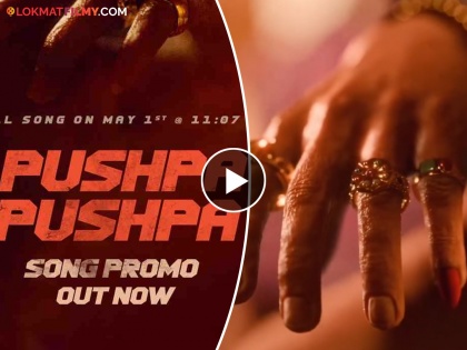 Pushpa 2 First Single Promo Pushpa Pushpa is out: Allu Arjun's full Song Pushpa Pushpa to release on may 1 | अल्लू अर्जुनच्या 'पुष्पा पुष्पा' गाण्याचा प्रोमो प्रदर्शित, तुम्ही पाहिला का?
