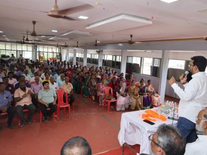 Maharashtra lok sabha election 2024 melava of Amol Kirtikar in the area of ravindra Vaikars | रवींद्र वायकरांच्या क्षेत्रात अमोल कीर्तिकरांचा मेळावा संपन्न