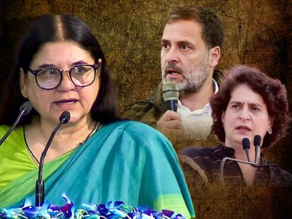 Maneka Gandhi on Rahul Gandhi and Priyanka Gandhi candidature amethi and raebareli | Maneka Gandhi : "फक्त 2 दिवस बाकी..."; अमेठी, रायबरेलीतील उमेदवारांबाबत काय म्हणाल्या मनेका गांधी?