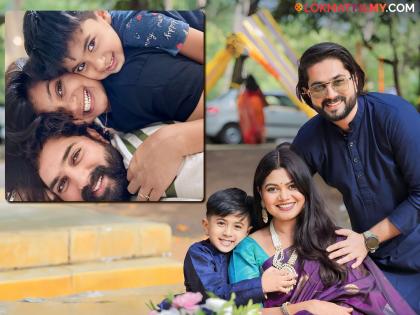 Namrata Sambherao Shares Special Post For Son Rudraaj And Husband With Cute Family Photo | नम्रता संभेरावनं पती व लेकाला दिलं खास आश्वासन, पोस्ट करत म्हणाली - 'मेरे दो अनमोल रतन'