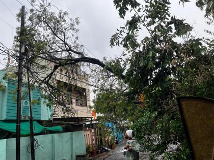 No Electricity in Nagpur due to stormy wind | वादळी वारा नागपुरातील बत्ती गुल