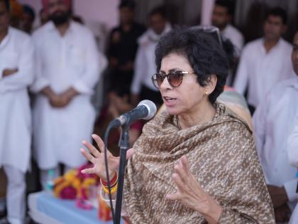 Lok Sabha Elections 2024 Kumari Selja says double engine goverment did not fulfil its promises | "डबल इंजिन सरकारने शेतकरी, मजुरांना डबल झटका दिला; भाजपा संविधानाशी खेळतेय"