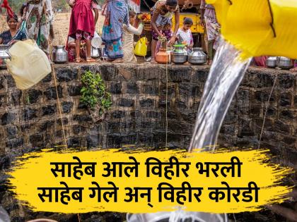 Water scarcity in Melghat hits the bar | साहेब आले विहीर भरली साहेब गेले अन् कोरडी पडली