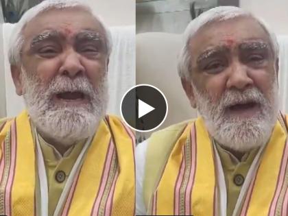 Ashwini Kumar Choubey started crying while telling about Sushil Kumar Modi | Video - "सुशील कुमार मोदी रागवायचे तेव्हा..."; अश्विनी कुमार चौबे यांना अश्रू अनावर