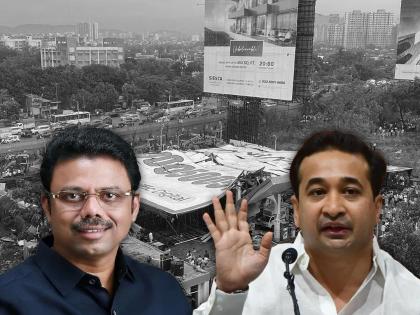 Who is Bhavesh Bhinde's partner, what is Sunil Raut's relationship with him? Nitesh Rane's allegations on the Ghatkopar incident | भावेश भिंडे कोणाचे पार्टनर, सुनिल राऊतांचा त्यांच्याशी काय संबंध? घाटकोपर दुर्घटनेवरुन नितेश राणेंचे आरोप