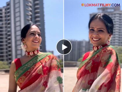 marathi actress aishwarya narkar share video on heeramandi webseries song | 'एक बार देख लिजिए...'; 'हिरामंडी'ची ऐश्वर्या नारकरला भुरळ, video होतोय तुफान व्हायरल