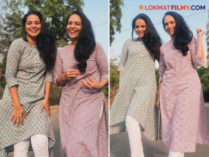 Do not break this friendship! Titiksha-Aishwarya, who fight each other on screen, are best friends in real life. | पडद्यावर पक्का वैरी अन् खऱ्या आयुष्यात..; तितीक्षा अन् ऐश्वर्या आहेत एकमेकींच्या जीवलग मैत्रिणी