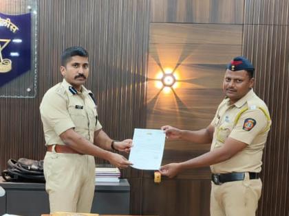 Police vigilance stops ATM theft plot; Officers felicitated by Superintendent of Police | पोलिसांच्या सतर्कतेने एटीएम चोरीचा डाव उधळला; पोलिस अधीक्षकांकडून अंमलदारांचा सत्कार