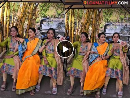 lagir zal ji fame actress vidya sawale made reel with her twin daughters watch video | "तुम दोनों ने मिल के...", मराठी अभिनेत्रीचा जुळ्या लेकींसह भन्नाट रील, व्हिडिओ पाहा