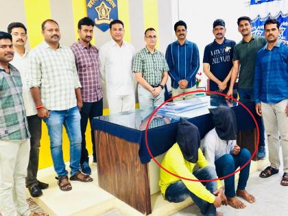 Friendship in Ahmednagar Jail; As soon as they came out, the police officer was robbed in Beed, both of them were handcuffed  | अहमदनगरच्या जेलमध्ये मैत्री; बाहेर येताच बीडमध्ये पोलिस अधिकाऱ्यालाच लुटले, दोघांना बेड्या 