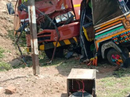 Another accident in Dharur Ghat; One killed in a collision with a tempo-rickshaw | धारूर घाटामध्ये पुन्हा अपघात; टेम्पो- रिक्षाच्या धडकेत एकाचा मृत्यू