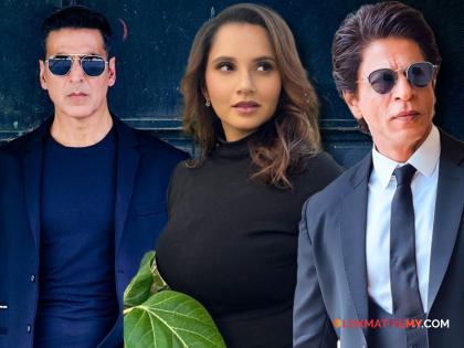 Sania Mirza will star in her biopic if SRK or Akshay Kumar are a part of it | 'शाहरुख आणि अक्षय जर...', सानिया मिर्झा अभिनय क्षेत्रात पदार्पण करण्यासाठी सज्ज ?