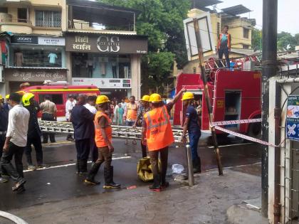 A fire broke out in a laboratory in Thane, the materials were burnt and there was a lot of damage | ठाण्यात लॅबोरेटरीला आग, साहित्य जळून मोठे नुकसान