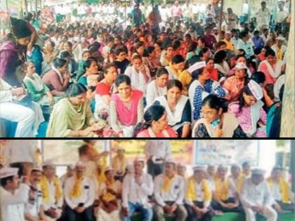 Employees protest for old pension in Bhandara | भांडारामध्ये जुन्या पेन्शनसाठी कर्मचाऱ्यांचे धरणे आंदोलन