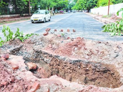 If you dig the road without permission, a case can be filed against you! | विना परवानगी रस्ता खोदाल तर होऊ शकते गुन्हा दाखल !