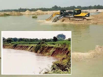 300 acres of agriculture has been swallowed by Vainganga, farmers are becoming landless | ३०० एकर शेती वैनगंगेने केली गिळंकृत, शेतकरी होत आहेत भूमीहीन