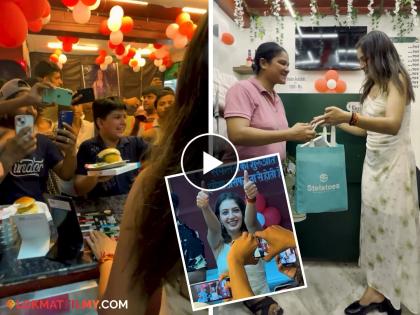 vadapav girl Chandrika Dixit became star got herself new stall wont sell food | Video - अरे व्वा! रस्त्यावर छोटासा स्टॉल ते नवं दुकान; 'वडापाव गर्ल'ची यशस्वी भरारी