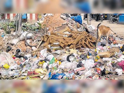 The issue of garbage in the city is on the rise again; The health of the city dwellers is at risk | शहरातील केरकचऱ्याचा प्रश्न पुन्हा ऐरणीवर; शहरवासीयांचे आरोग्य धोक्यात