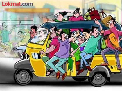 Entry to illegal passenger traffic! Permitting dangerous vehicles running on accident-prone routes carrying more than capacity passengers | एन्ट्री द्या अन् खुशाल करा अवैध प्रवासी वाहतूक ! अपघातप्रवण मार्गावरून क्षमतेपेक्षा अधिक प्रवासी घेऊन धावणारी धोकादायक वाहनांना परवानगी