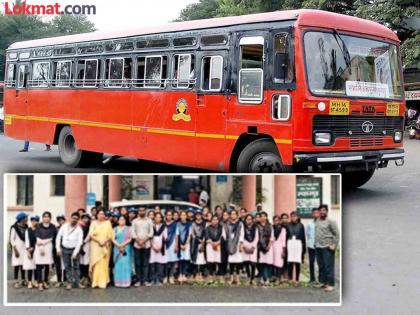 Students strike Collector's office to demand buses | बसच्या मागणीसाठी विद्यार्थिनींची जिल्हाधिकारी कार्यालयावर धडक