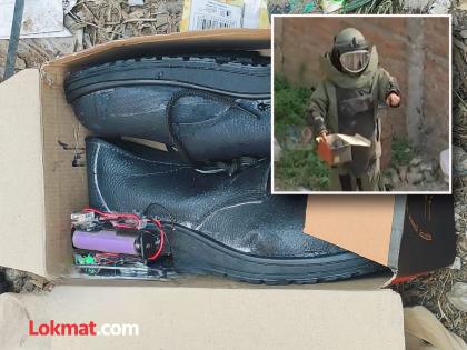 A bomb-like object found in a shoes' box in Nagpur | नागपुरात जोड्यांच्या बॉक्समध्ये आढळली बॉम्बसदृश्य वस्तू