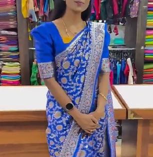 अफलातून! अवघ्या १० सेकंदात साडी नेसण्याची सोपी पद्धत; Video पाहून व्हाल चकित